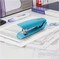 Степлер №24/6, 26/6 BRAUBERG "ULTRA", до 30 листов, с антистеплером, голубой, 228757 228757