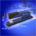 Степлер №24/6, 26/6 металлический BRAUBERG "Office", до 30 листов, синий, 228612 228612