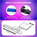 Степлер брошюровочный №24/6, №26/6 BRAUBERG "Extra", до 30 листов, на 150 скоб, черно-синий, 272720 272720