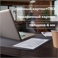 Коврик-подкладка настольный для письма (590х380 мм), с прозрачным карманом, черный, BRAUBERG, 236774 236774