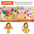 Коврик-подкладка, скатерть ПВХ прозрачная, гибкое/мягкое стекло, 120х75 см, 0,5 мм, DASWERK, 607876 607876