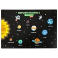 Настольное покрытие BRAUBERG KIDS, А3+, пластик, 46x33 см, "Space Out", 271731 271731