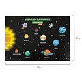Настольное покрытие BRAUBERG KIDS, А3+, пластик, 46x33 см, "Space Out", 271731 271731