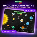Настольное покрытие BRAUBERG KIDS, А3+, пластик, 46x33 см, "Space Out", 271731 271731
