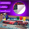Настольное покрытие BRAUBERG, А3+, пластик, 46x33 см, "Sport Car", 270401 270401