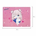 Настольное покрытие ЮНЛАНДИЯ, А4+, пластик, 33x23 см, "Anime pals", 272371 272371