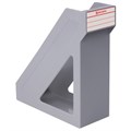 Лоток вертикальный для бумаг BRAUBERG "Basic", 265х100х285 мм, серый, 237010 237010