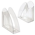 Лоток вертикальный для бумаг BRAUBERG "Delta", 240х90х240 мм, прозрачный, 237242 237242
