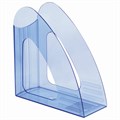 Лоток вертикальный для бумаг BRAUBERG "Delta", 240х90х240 мм, тонированный синий, 237245 237245