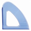 Лоток вертикальный для бумаг BRAUBERG "Delta", 240х90х240 мм, тонированный синий, 237245 237245