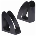 Лоток вертикальный для бумаг BRAUBERG "Delta", 240х90х240 мм, черный, 237239 237239