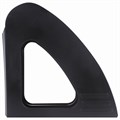 Лоток вертикальный для бумаг BRAUBERG "Delta", 240х90х240 мм, черный, 237239 237239