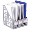 Лоток вертикальный для бумаг BRAUBERG "MAXI Plus", 240 мм, 6 отделений, сетчатый, сборный, серый, 237016 237016