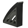 Лоток вертикальный для бумаг BRAUBERG "Office style", 245х90х285 мм, черный, 237278 237278