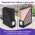 Лоток вертикальный для бумаг BRAUBERG "Office-Expert", 90 мм, сетчатый, сборный, черный, 238019 238019