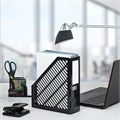 Лоток вертикальный для бумаг BRAUBERG "Office-Expert", 90 мм, сетчатый, сборный, черный, 238019 238019