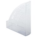 Лоток вертикальный для бумаг BRAUBERG "Standard", 245х70х295 мм, прозрачный, 237223 237223