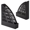 Лоток вертикальный для бумаг BRAUBERG "Standard", 245х70х295 мм, черный, 237220 237220