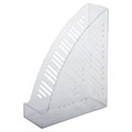 Лоток вертикальный для бумаг BRAUBERG "Standard+", 250х90х300 мм, прозрачный, 237227 237227