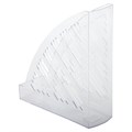Лоток вертикальный для бумаг BRAUBERG "Standard+", 250х90х300 мм, прозрачный, 237227 237227