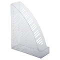Лоток вертикальный для бумаг BRAUBERG "Standard+", 250х90х300 мм, прозрачный, 237227 237227