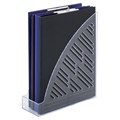 Лоток вертикальный для бумаг BRAUBERG "Standard+", 250х90х300 мм, прозрачный, 237227 237227