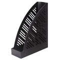 Лоток вертикальный для бумаг BRAUBERG "Standard+", 250х90х300 мм, черный, 237224 237224