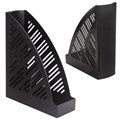 Лоток вертикальный для бумаг BRAUBERG "Standard+", 250х90х300 мм, черный, 237224 237224