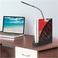 Лоток вертикальный для бумаг BRAUBERG "Standard+", 250х90х300 мм, черный, 237224 237224