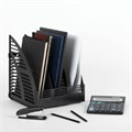 Лоток вертикальный для бумаг STAFF Basic, 245х240х285 мм, 3 отделения, сетчатый сборный, 237945 237945