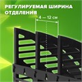 Лоток вертикальный для бумаг STAFF Basic, 245х320х285 мм, 6 отделений, сетчатый сборный, 237946 237946