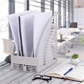 Лоток вертикальный для бумаг STAFF, 245х165х285 мм, 3 отделения, сетчатый, сборный, серый, 237294 237294