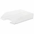 Лоток горизонтальный для бумаг BRAUBERG "Office style", 320х245х65 мм, прозрачный, 237288 237288