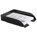 Лоток горизонтальный для бумаг BRAUBERG "Office style", 320х245х65 мм, черный, 237286 237286