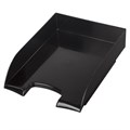 Лоток горизонтальный для бумаг BRAUBERG "Office style", 320х245х65 мм, черный, 237286 237286