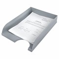 Лоток горизонтальный для бумаг BRAUBERG "Standard", 350х253х65 мм, серый, 238347 238347