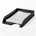 Лоток горизонтальный для бумаг BRAUBERG Standard, 350х253х65 мм, черный, 237947 237947