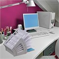 Лоток для бумаг веерный BRAUBERG-SMART, 7-ми секционный, сетчатый, серый, 231144 231144