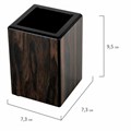 Набор настольный GALANT "Blackwood" из дерева, 8 предметов, цвет "чёрное дерево", 238165 238165