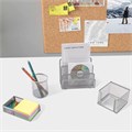 Настольный набор из металла BRAUBERG "Germanium", 4 предмета, серебристый, 231965 231965
