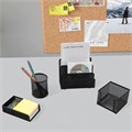 Настольный набор из металла BRAUBERG "Germanium", 4 предмета, черный, 231964 231964