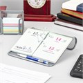Подставка для календаря большая BRAUBERG "Germanium", металлическая, 57х200х200 мм, серебристая, 231973 231973
