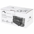 Органайзер для косметики и мелочей металлический 9 секций, MONTE VITA, 105х218х110 мм, чёрный, 272476 272476