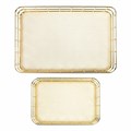 Органайзер для косметики корзинка 2 штуки из металла MONTE VITA, 24х16х6,3 см + 17х12х6 см, золото, 272483 272483