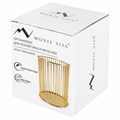 Органайзер стаканчик для косметики и мелочей MONTE VITA, металлический, 100х80 мм, золото, 272484 272484