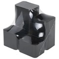 Подставка-органайзер BRAUBERG COMPACT, 4 отделения, 92х114х102 мм, черная, 238102 238102