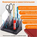Подставка-органайзер BRAUBERG GRAND OFFICE, 9 отделений, 115х160х105 мм, тонированная серая, 238099 238099