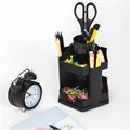 Подставка-органайзер BRAUBERG MAXI DESK, 10 отделений, вращающаяся, 157х140х175 мм, черная, 238093 238093