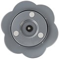 Подставка-органайзер вращающаяся BRAUBERG "Germanium", 7 секций, 110х165х175 мм, серебро, металл, 237981 237981