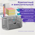 Подставка-органайзер металлическая BRAUBERG "Germanium", 9 секций, 105х220х110 мм, серебро, 237419 237419